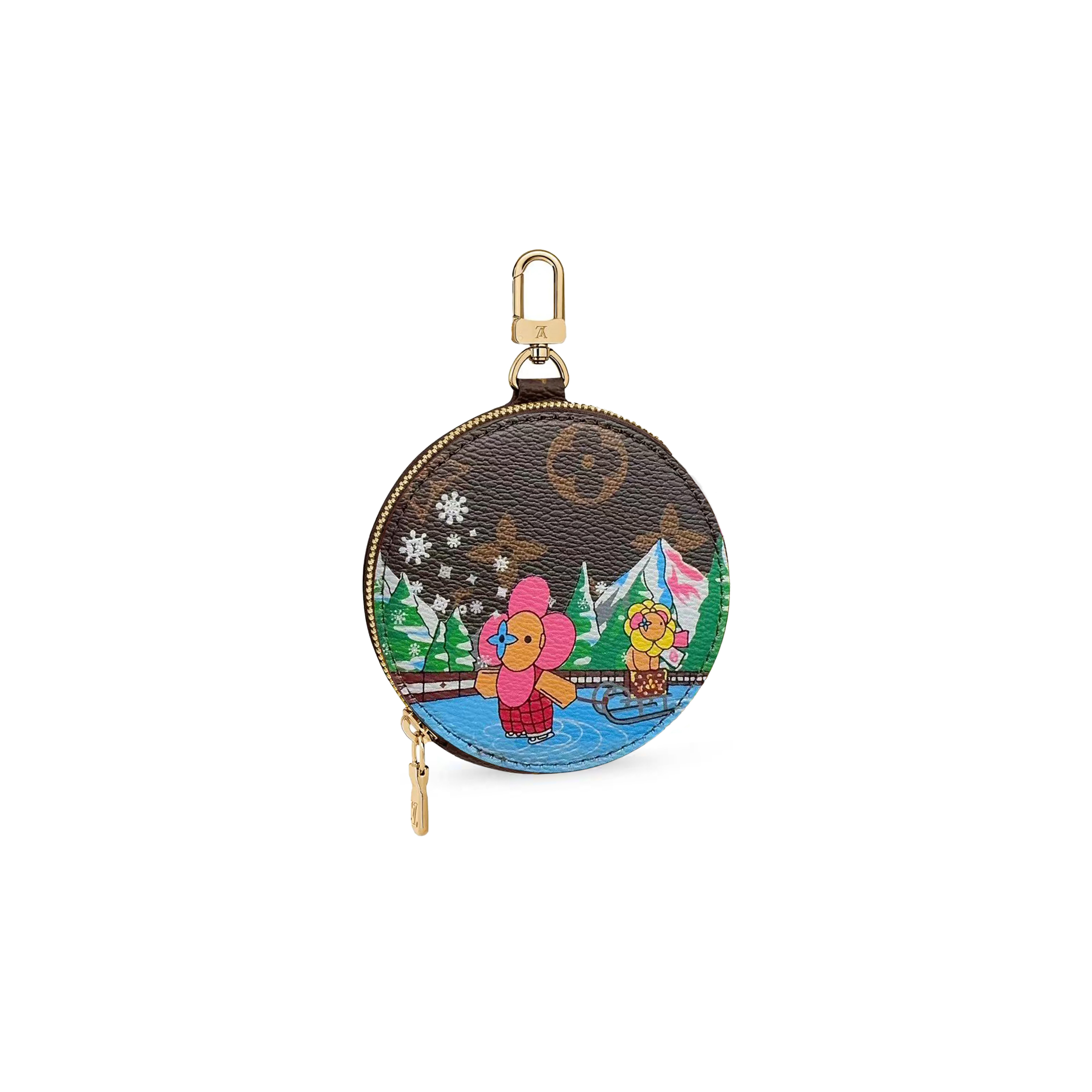 LOUIS VUITTON ROUND COIN PURSE 100365 (9*9*2cm)
